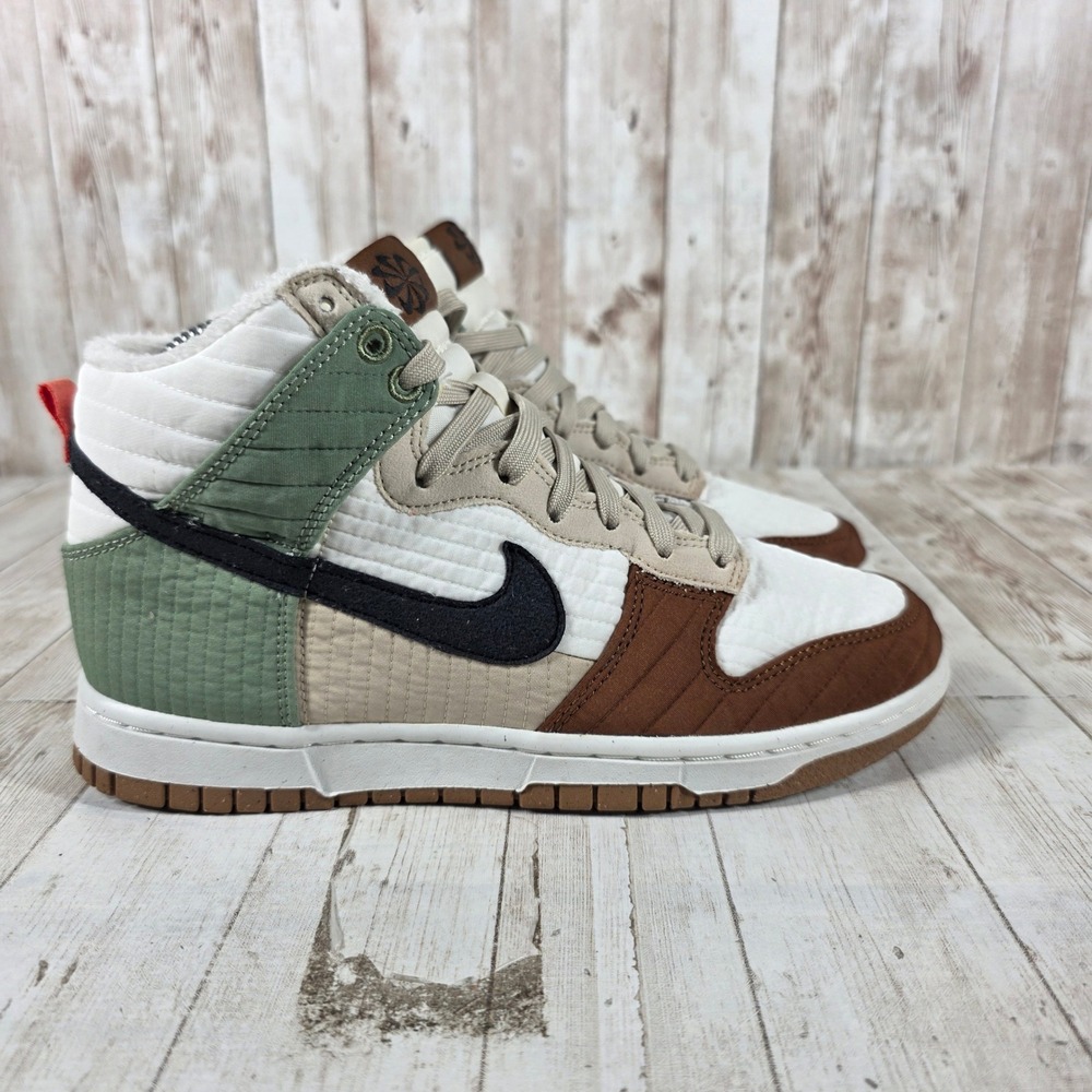Nike Dunk High Next Nature Toasty Summit White Rattan DN9909-100 Womens 7